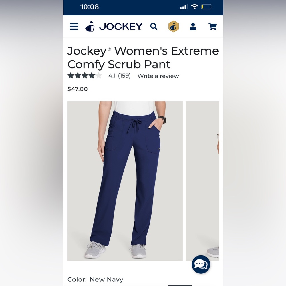 COPY - Jockey Scrub Pants